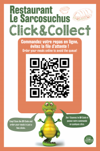 Affiche Click & Collect La Ferme aux Crocodiles Réserve Tropicale à Pierrelatte