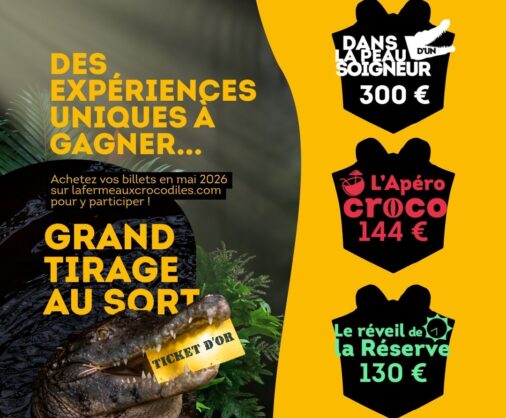 Le Ticket d'Or de la Réserve Tropicale, Pierrelatte, en mai 2026