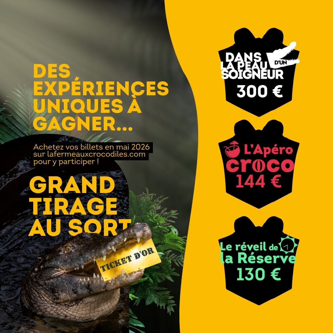 Le Ticket d'Or de la Réserve Tropicale, Pierrelatte, en mai 2026