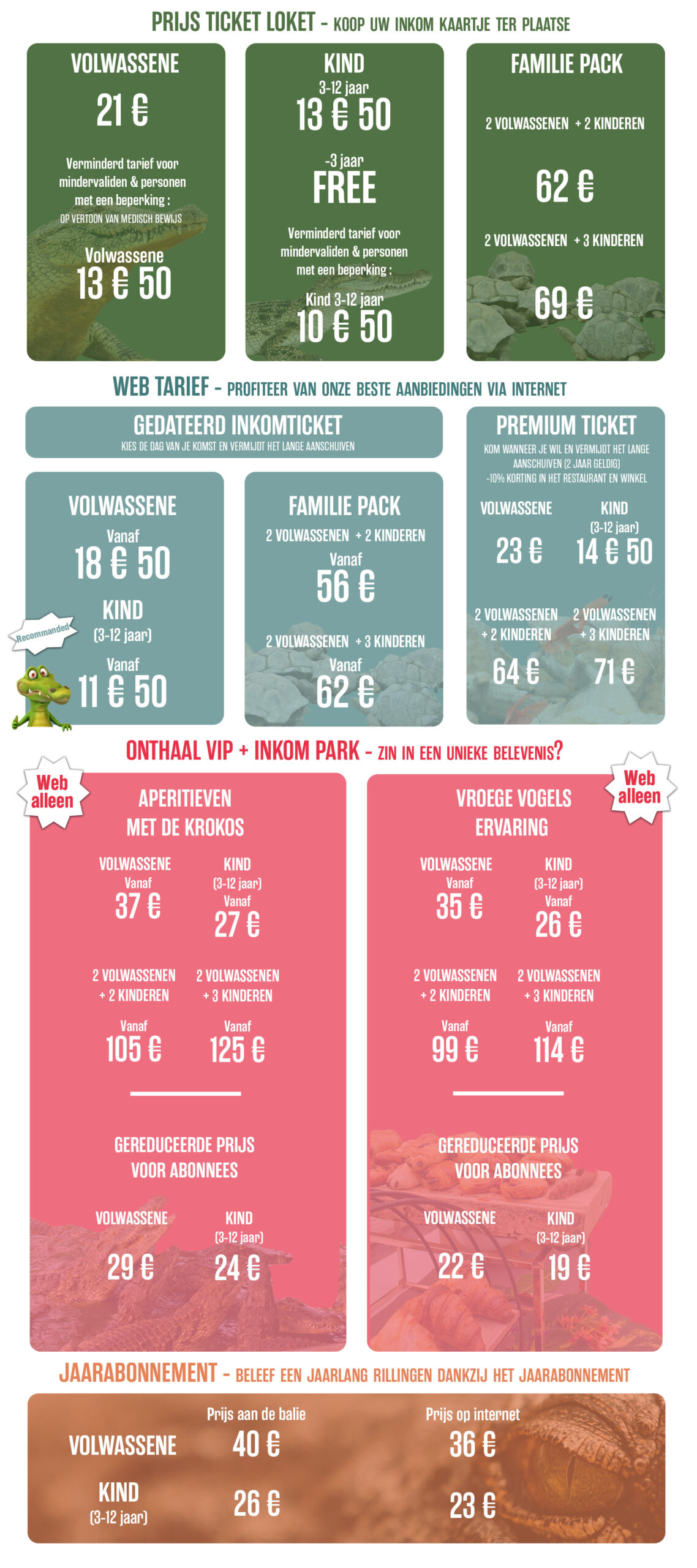 Tarif haute saison 2026_Réserve Tropicale_NL